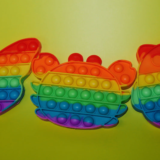 Butterfly, Crab and Owl Fidget Poppers