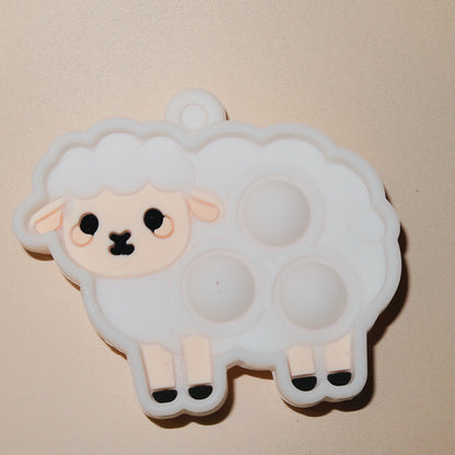 Animal Pop Fidget Toy Keychains