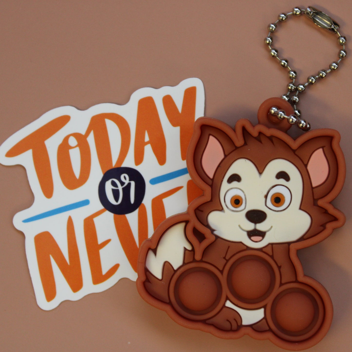 Animal Pop Fidget Toy Keychains